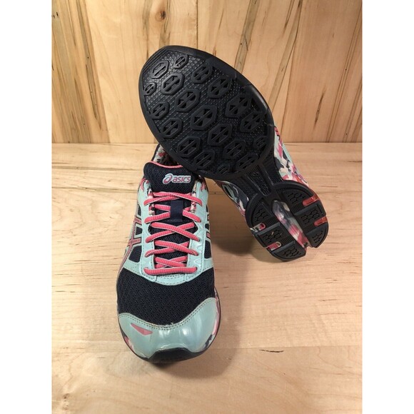 Asics Women’s Sz 8 Gel Frantic 7 Running Shoes T3A6Q Multicolor Indoor Use Only - Picture 3 of 11